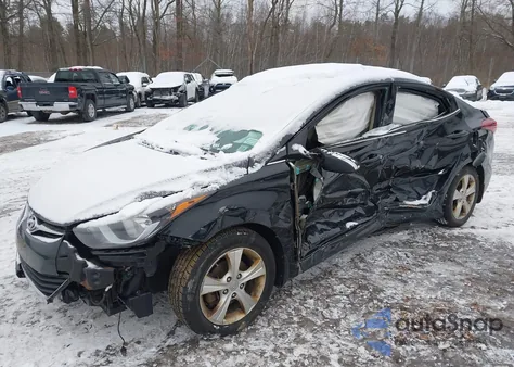 2016 Hyundai Elantra Value Edition из США, поврежденный, VIN 5NPDH4AE3GH756401